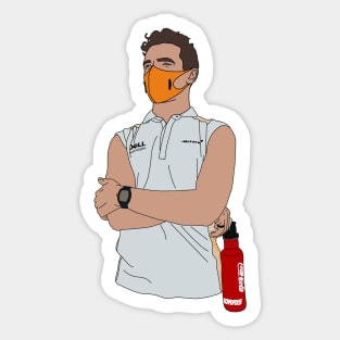 Lando Norris- Arms Crossed Sticker